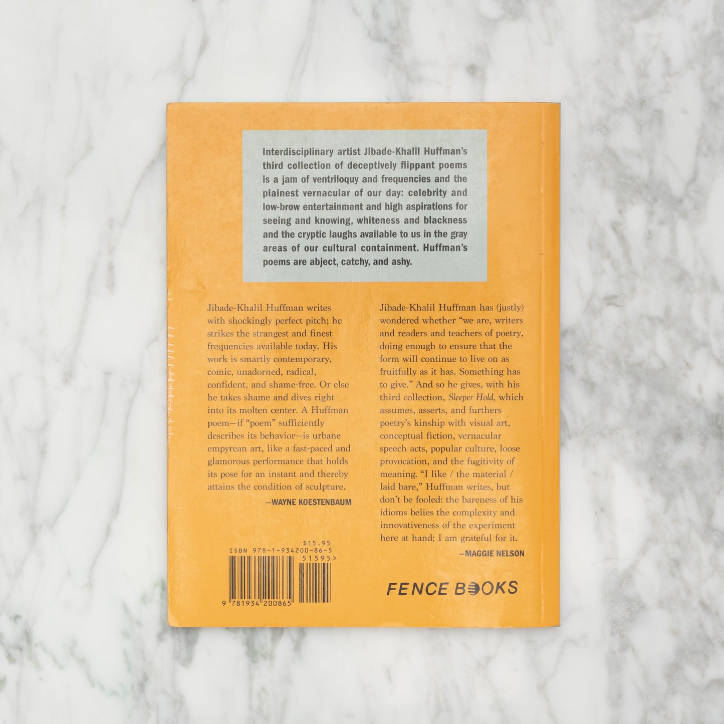 Jibade-Khalil Huffman: Sleeper Hold